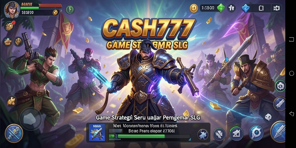 Menampilkan gameplay seru dengan strategi dan pertarungan.