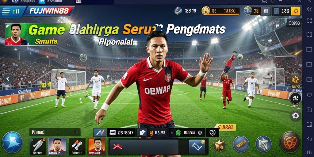 Screenshot dari <strong>FUJIWIN88</strong> menampilkan gameplay olahraga yang menarik.