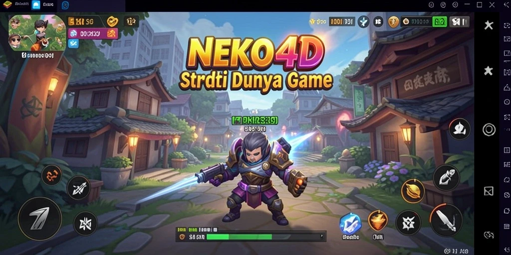 Tampilan gameplay strategis yang menantang di NEKO4D.