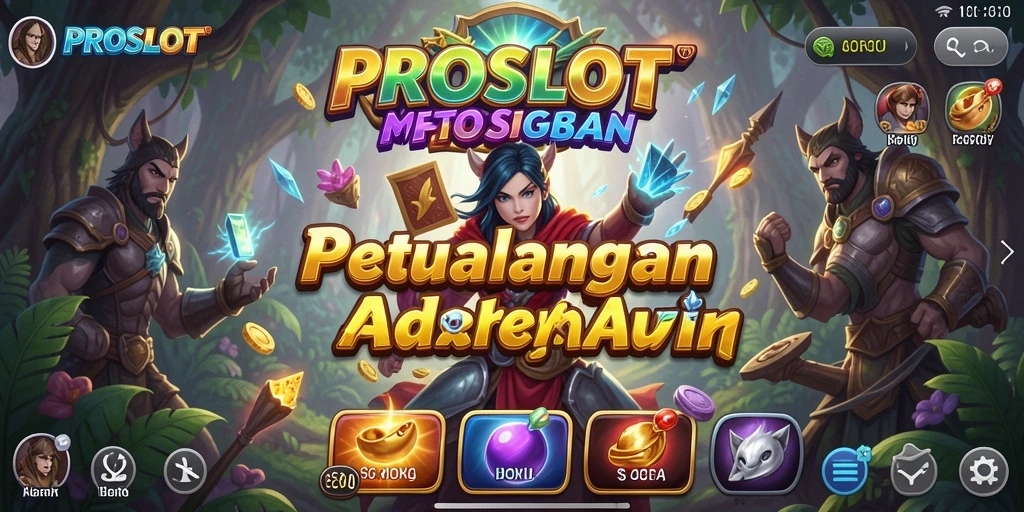 Gameplay seru PROSLOT yang penuh dengan petualangan.
