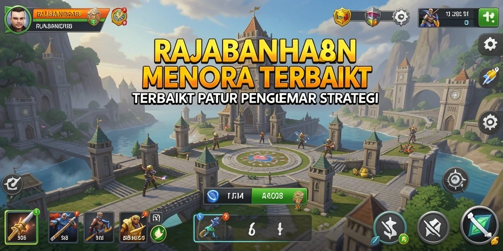 Tampilan menarik dari gameplay Tower Defense RAJABANDAR88.